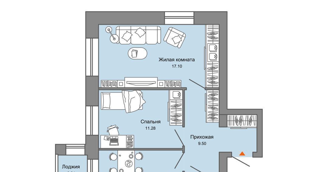 квартира г Киров р-н Ленинский ЖК Урванцево Знак жилой комплекс фото 1