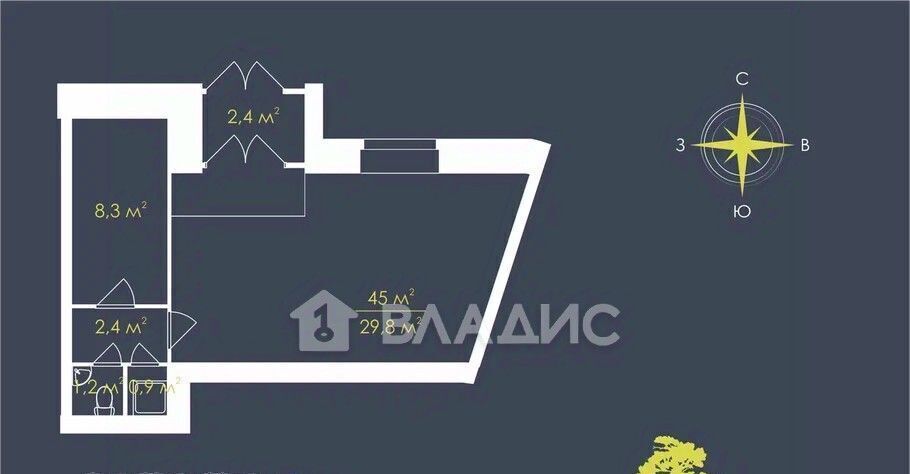 торговое помещение г Владимир мкр Коммунар ул Центральная 17ак/2 р-н Октябрьский фото 1