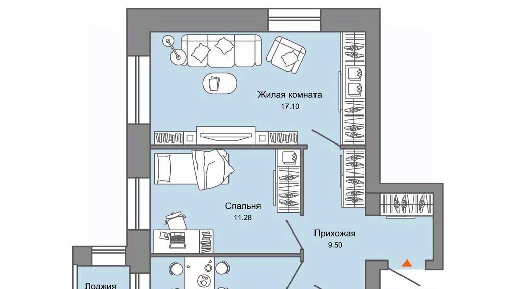 квартира г Киров р-н Ленинский ул Дмитрия Козулева фото 1