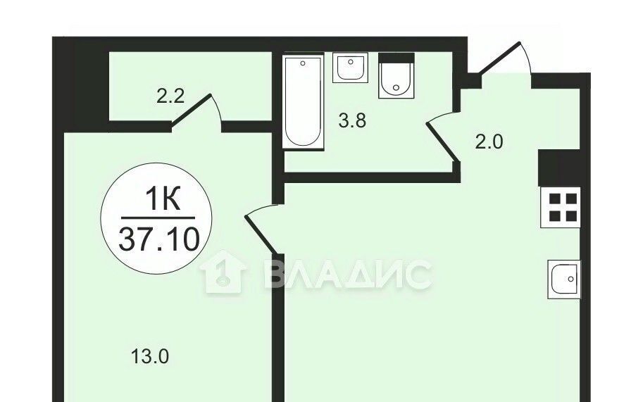 квартира г Москва метро Волгоградский проспект пр-кт Волгоградский 32/5к 3 ЖК «Метрополия» муниципальный округ Южнопортовый фото 2