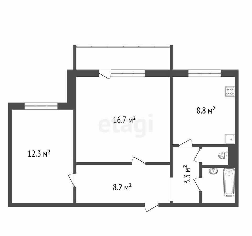 квартира г Красноярск р-н Советский ул 9 Мая 15 фото 19