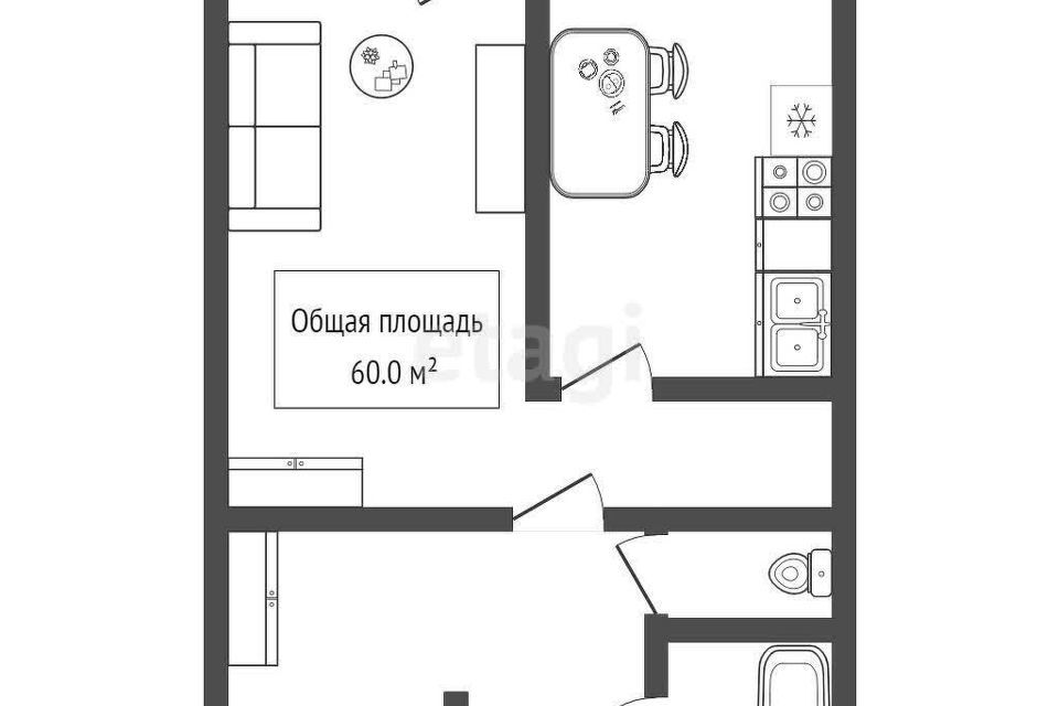 квартира г Новосибирск ул Галущака 15 Новосибирск городской округ фото 10