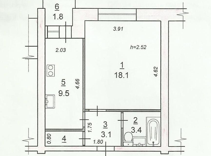 квартира р-н Жуковский г Кременки ул Строителей 2 фото 2