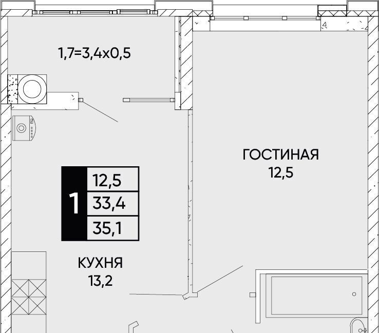 квартира г Ростов-на-Дону р-н Кировский ЖК Левобережье фото 1