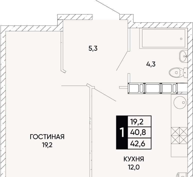 квартира г Ростов-на-Дону р-н Кировский ЖК Левобережье фото 1