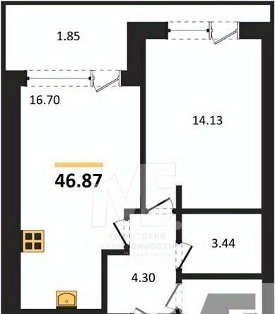 квартира пгт Янтарный ЖК "Янтарные Сезоны" фото 1