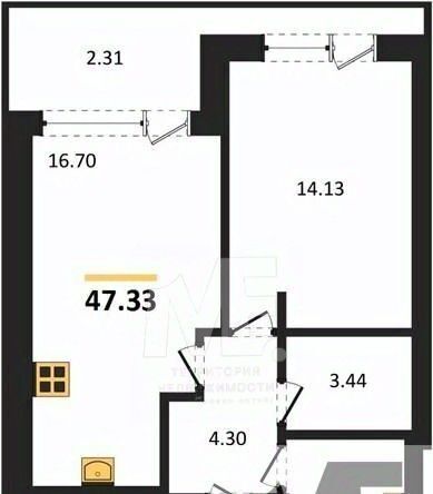 квартира пгт Янтарный ЖК "Янтарные Сезоны" фото 1