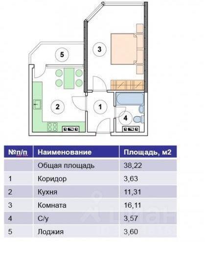 квартира р-н Анапский г Анапа ул Рождественская 55к/2 фото 31