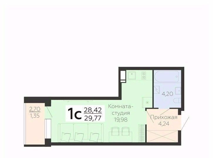 квартира г Воронеж р-н Коминтерновский ул Независимости 78к/3 фото 1