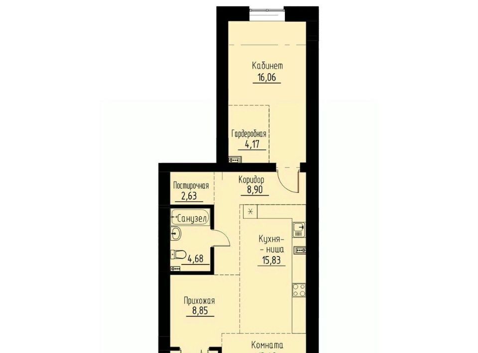 квартира г Томск р-н Кировский ул Аркадия Иванова 21 фото 1