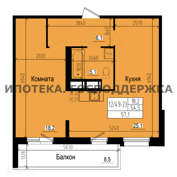 квартира г Санкт-Петербург п Парголово Ольгинская дорога Выборгский, 3/20 ст 1 фото 1