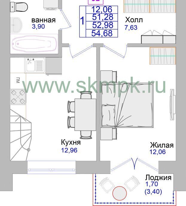 квартира р-н Светлогорский г Светлогорск пр-кт Калининградский 70е фото 3