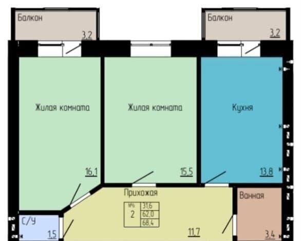 квартира г Ессентуки ул Никольская 21к/2 фото 2