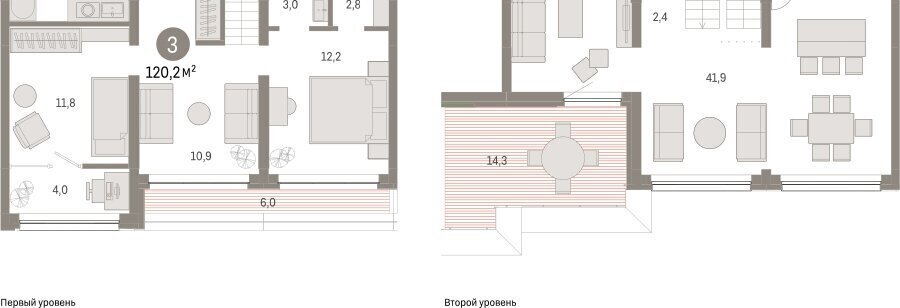 квартира г Тюмень ул Мысовская 26к/1 Центральный административный округ фото 2