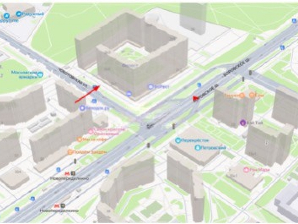 торговое помещение г Москва метро Новопеределкино ул Чоботовская 2к/1 муниципальный округ Ново-Переделкино фото 2