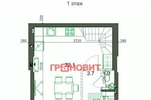 дом р-н Новосибирский п Элитный р-н мкр Березки сельсовет, 180, Мичуринский фото 2