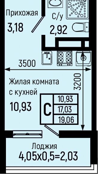 квартира р-н Туапсинский с Небуг Небугское сельское поселение, квартал Спортивный фото 1