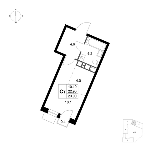 квартира дом 10к/1 Некрасовка фото