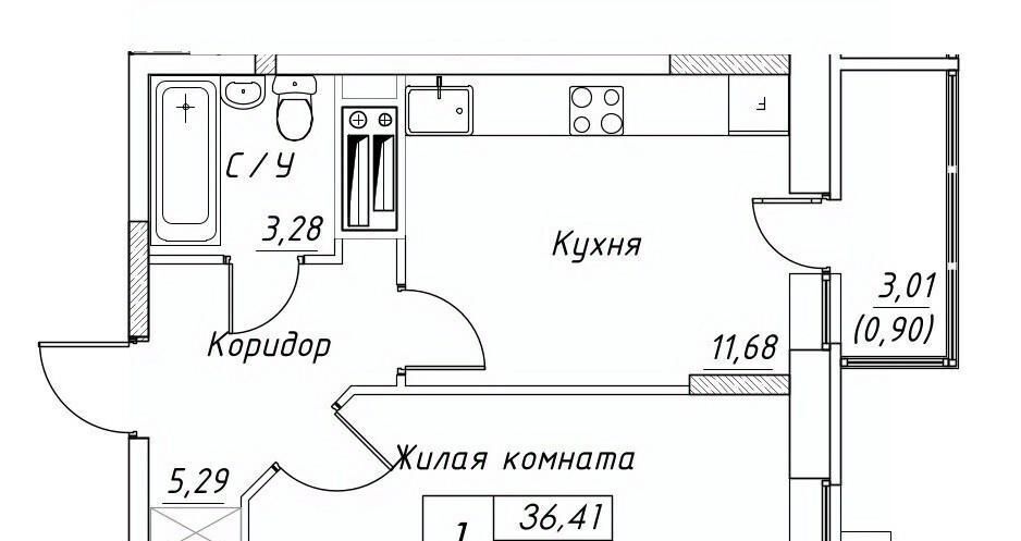 квартира г Дмитров фото 1
