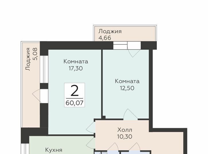 квартира г Ивантеевка снт Родники Удельная, Родники жилой комплекс, Раменский муниципальный округ фото 1