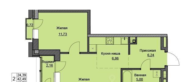 квартира г Ижевск р-н Индустриальный ул Чехова 46 фото 1