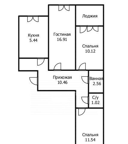 квартира г Ульяновск р-н Заволжский б-р Львовский 19 фото 2