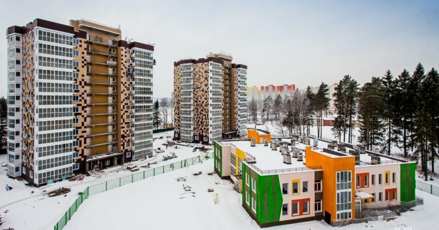 квартира городской округ Солнечногорск д Голубое ЖК «Мелодия Леса» 3 Зеленоград — Крюково фото 7