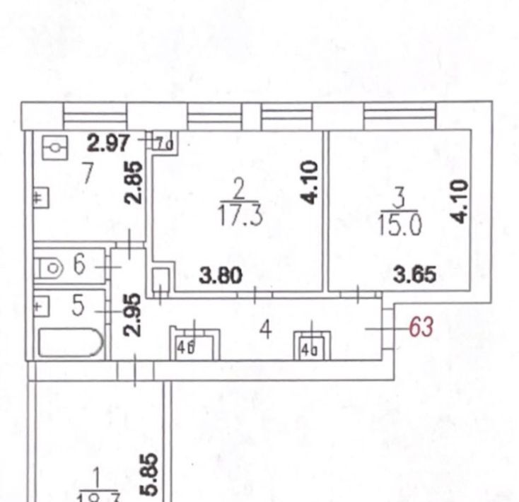 квартира г Москва метро Дубровка ул 1-я Дубровская 13 фото 1