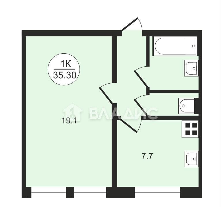 квартира г Москва метро Щукинская ул Маршала Новикова 19к/2 фото 22