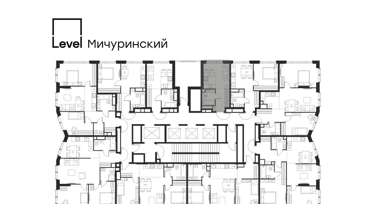 квартира г Москва метро Мичуринский проспект ЖК Левел Мичуринский к 8 фото 2