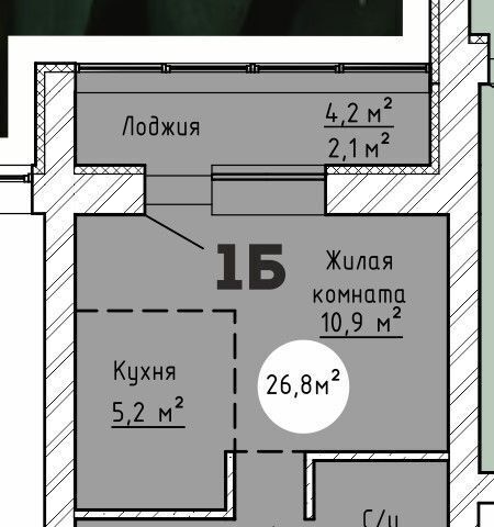 квартира г Тольятти р-н Автозаводский Елки Парк жилой комплекс фото 1