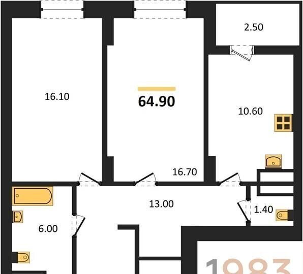 квартира г Воронеж р-н Коминтерновский ул Урицкого секц. 1 фото 1