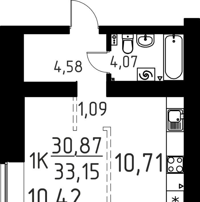 квартира г Томск р-н Кировский ул Вершинина 58к/1 фото 1