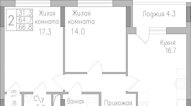 квартира г Липецк р-н Правобережный ЖК «Поколение» фото 1