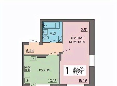 квартира г Воронеж р-н Коминтерновский ул Независимости 78к/2 фото 1