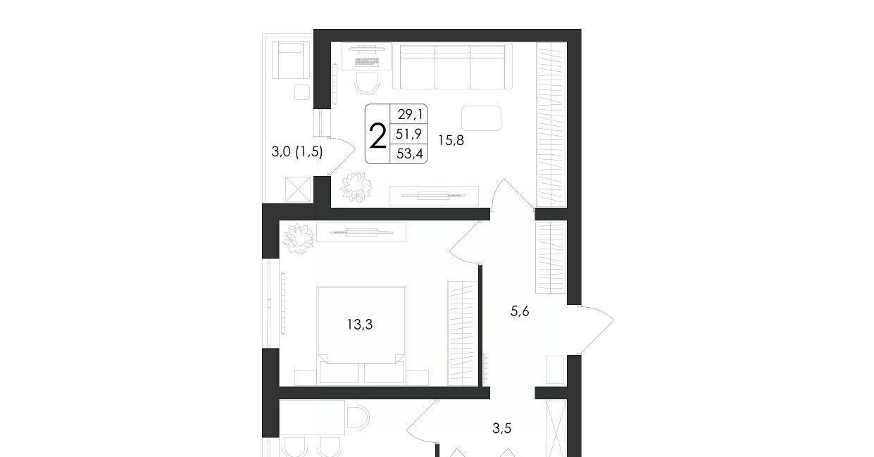 квартира г Воронеж р-н Центральный ул Загоровского 5/3 фото 1