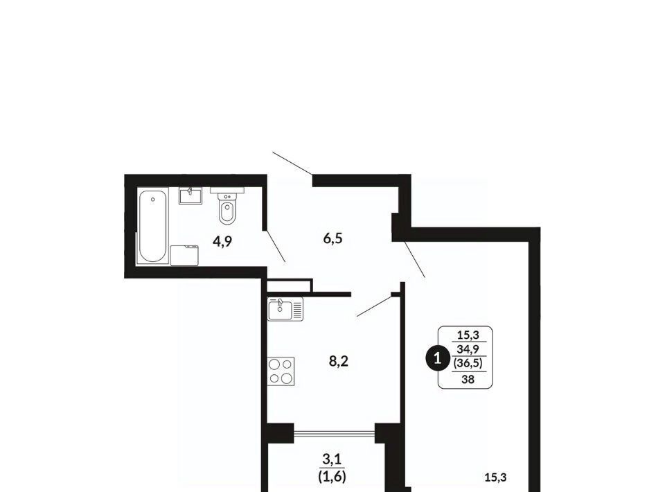 квартира г Киров р-н Ленинский проезд Хлебозаводской 2 фото 1