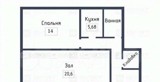 квартира г Казань Суконная слобода ул Космонавтов 13 фото 2