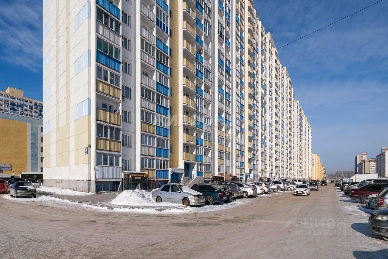 квартира г Новосибирск р-н Кировский Затулинский ул Виктора Уса 15/2 микрорайон «Акатуйский» жилмассив фото 27