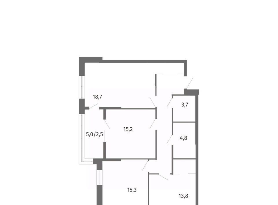 квартира г Калининград р-н Центральный ул Маршала Борзова 107 фото 1