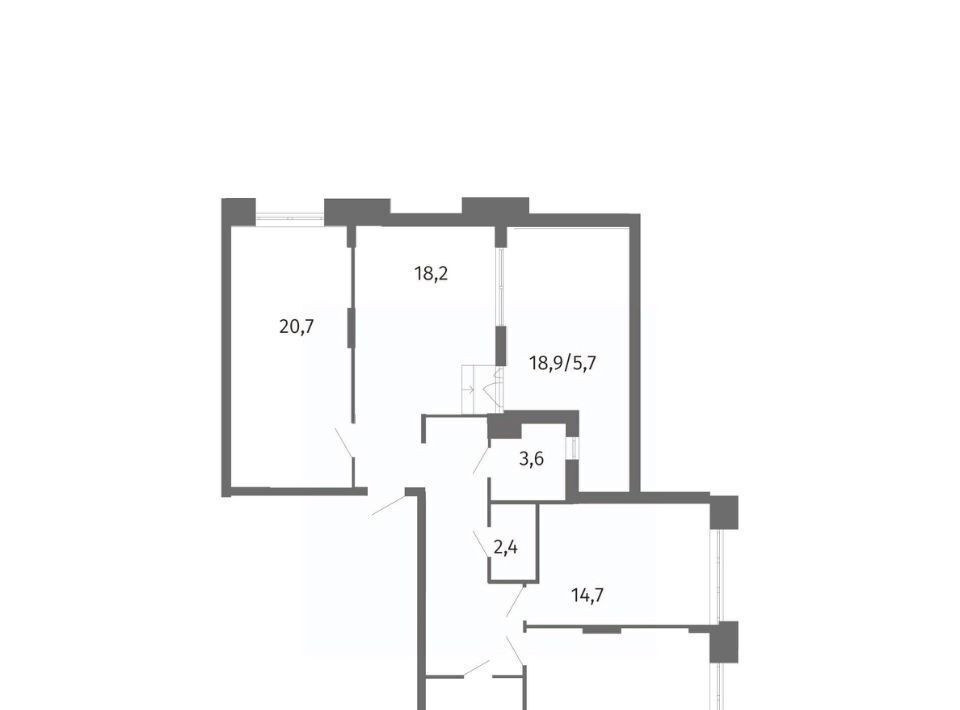 квартира г Калининград р-н Центральный ул Маршала Борзова 107 фото 1
