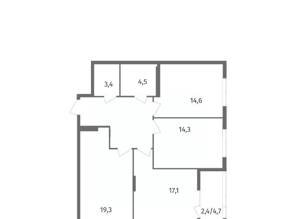 квартира г Калининград р-н Центральный ул Маршала Борзова 109 фото 1