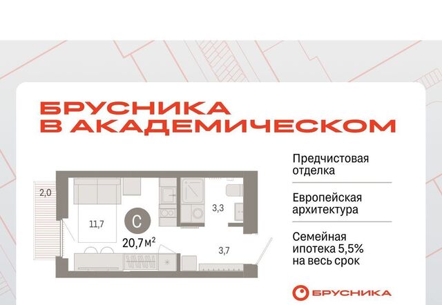 Чкаловская ЖК Брусника в Академическом фото