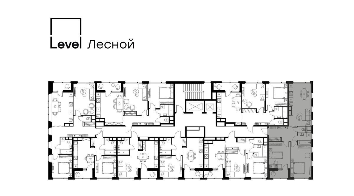 квартира городской округ Красногорск п Отрадное к 24/2, Левел Лесной жилой комплекс, Пятницкое шоссе фото 2