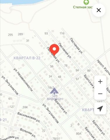 ул Песчаная Новый город фото
