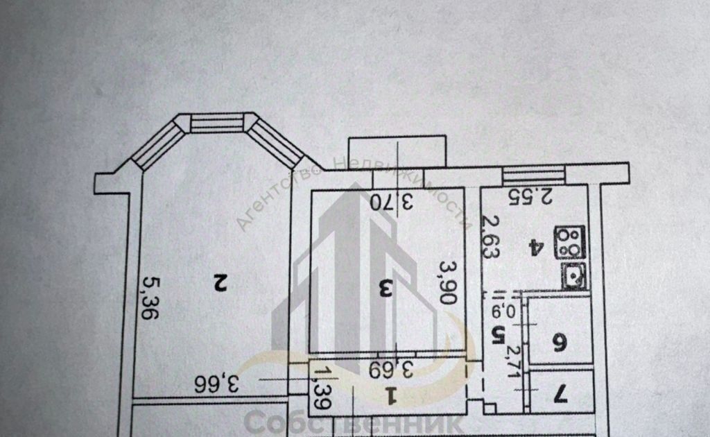 квартира г Губкин ул Мира 21 фото 4