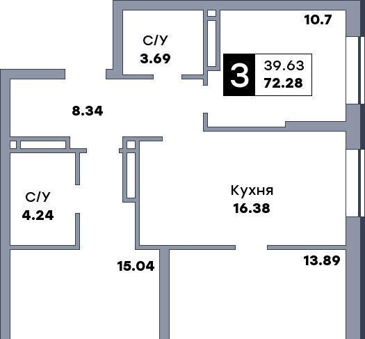 квартира г Самара р-н Октябрьский Российская ул Советской Армии 214 ЖК Спутник фото 1