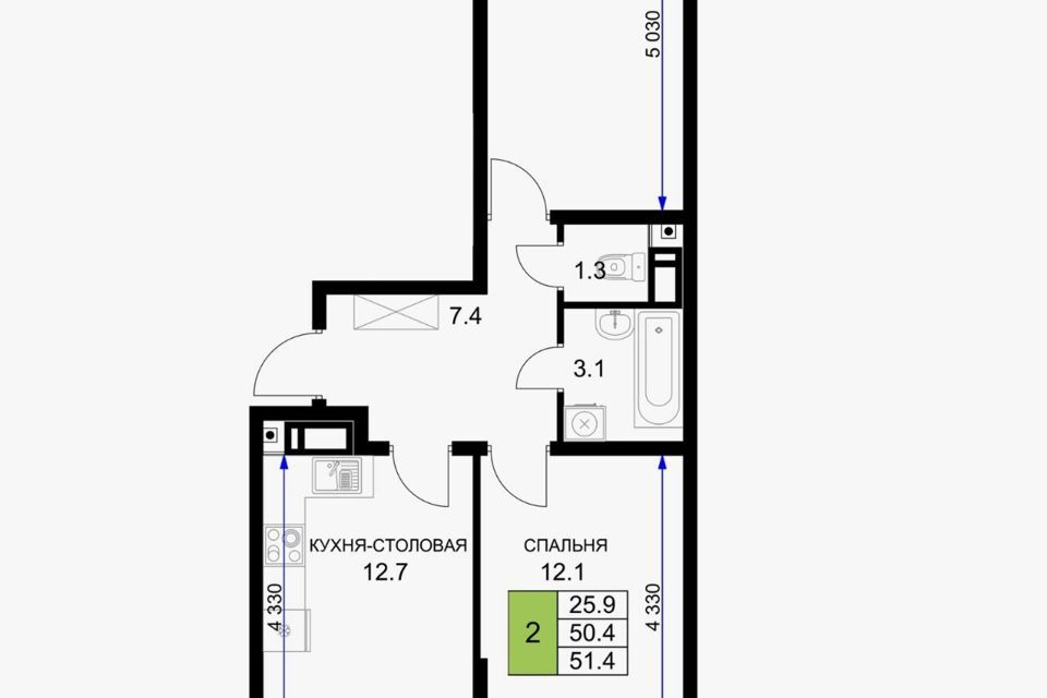 квартира г Краснодар ул им. Героя Ростовского 5 Краснодар городской округ, 8 к 4 / улица Нурмагомеда Гаржимагомедова фото 1