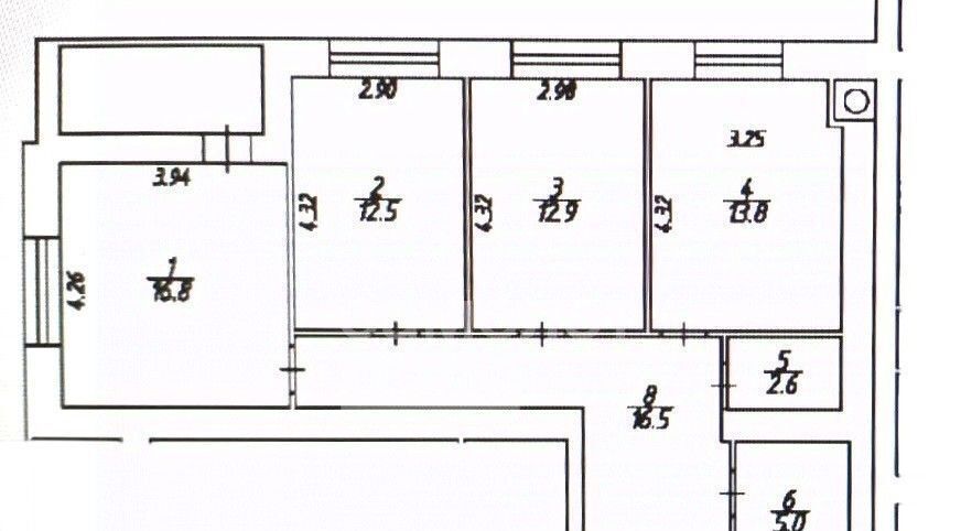 квартира г Калуга р-н Ленинский ул Фомушина 37 фото 2