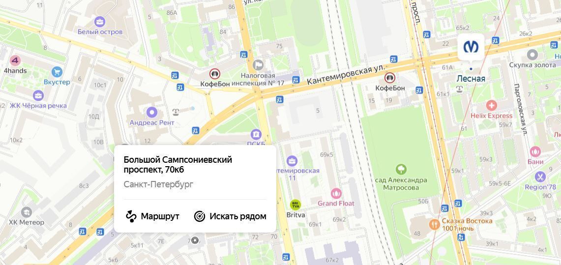 гараж г Санкт-Петербург метро Лесная пр-кт Большой Сампсониевский 70к/6 фото 4